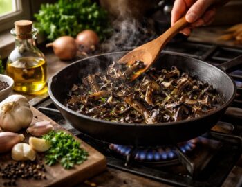 découvrez comment cuire des trompettes de la mort avec notre guide culinaire complet et facile pour sublimer ce champignon délicat.
