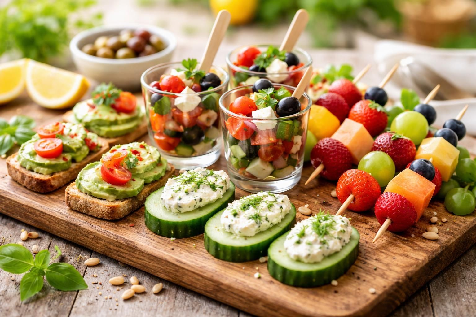 découvrez des recettes d'amuse-bouche faciles, sans cuisson, pour épater vos convives avec des saveurs délicieuses et originales.