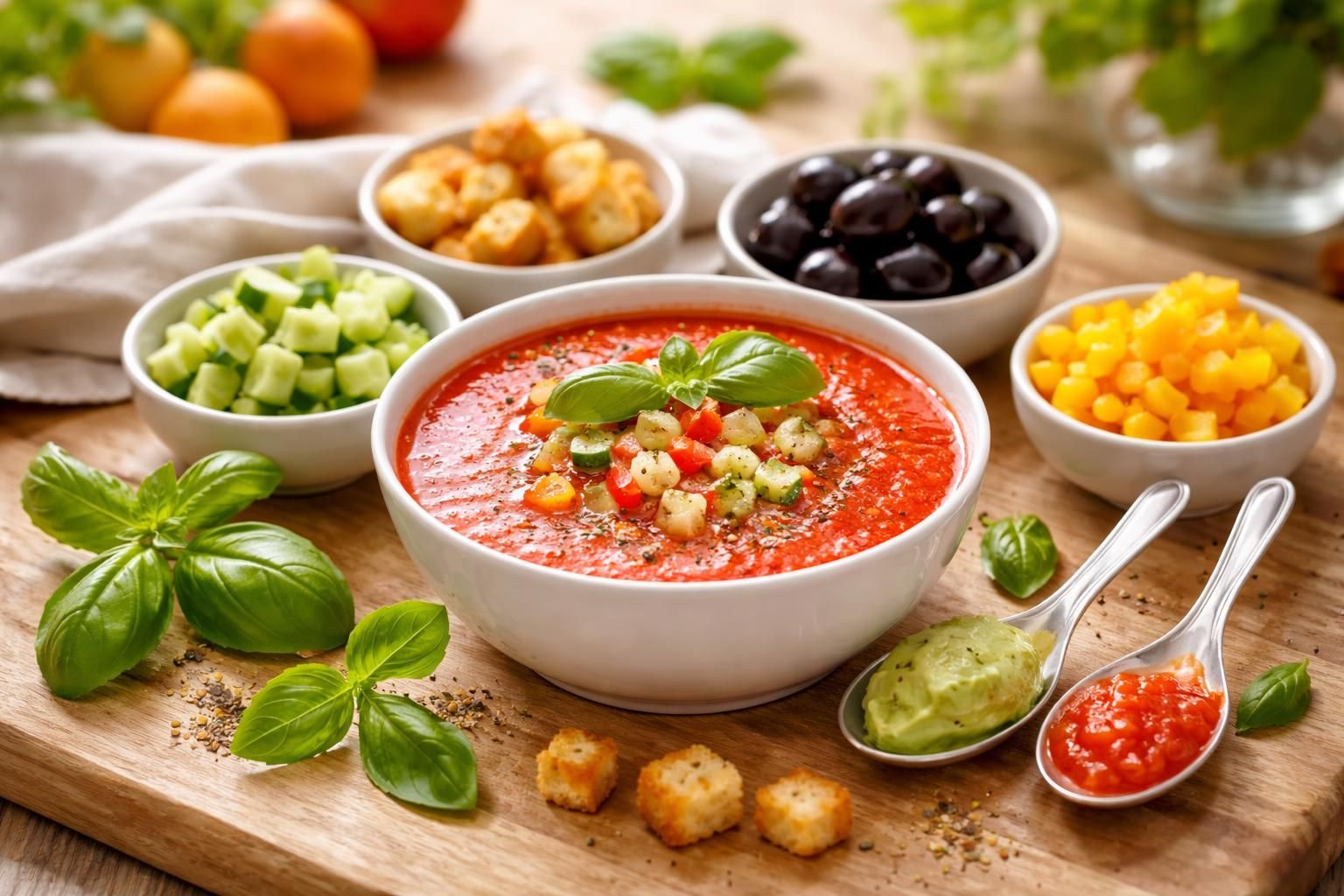 découvrez comment sublimer vos repas avec notre guide d'accompagnement pour gaspacho et émerveillez vos papilles avec des saveurs inédites.