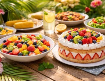 découvrez les meilleurs choix de gâteaux à servir avec une salade de fruits lors de votre barbecue d'été pour un dessert frais et savoureux.