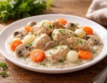 découvrez notre recette simple et savoureuse de blanquette de dinde, une alternative légère et délicieuse qui surpassera la traditionnelle blanquette de bœuf.