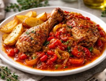 découvrez l'art d'accompagner le poulet basquaise avec des pommes de terre pour une expérience culinaire unique alliant tradition et saveurs authentiques.