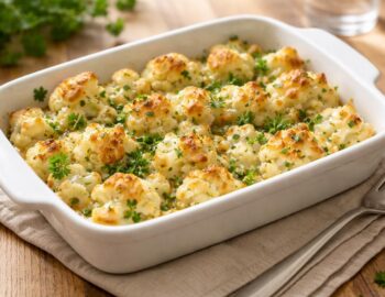 découvrez notre recette de gratin de chou-fleur léger sans béchamel, un plat réconfortant et savoureux à faible calorie, parfait pour un repas sain et gourmand.