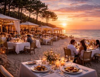 découvrez les meilleurs restaurants en bord de plage à biscarrosse pour un dîner romantique inoubliable au coucher du soleil, avec une ambiance magique et des saveurs délicates.