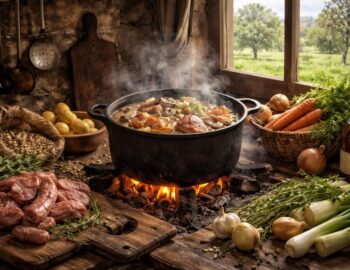 découvrez comment les produits locaux façonnent l'authenticité et l'origine de la marmite sarthoise, un plat traditionnel riche en saveurs régionales.
