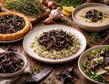 découvrez des recettes étonnantes et savoureuses à base de trompette de la mort, une champignon unique à cuisiner pour surprendre vos papilles.