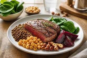 découvrez comment associer la viande rouge et les aliments végétaux pour optimiser l'apport en fer et bénéficier d'une alimentation équilibrée et saine.